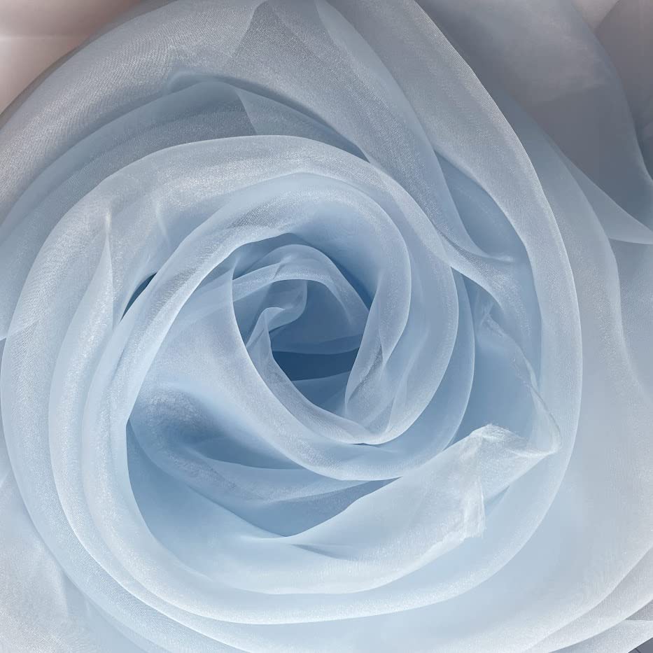 Megachest 145CM Wide Soft Organza Dress Fabric Fancy Costumes Decorations 50 Colors(Summer Song,5 Meters)