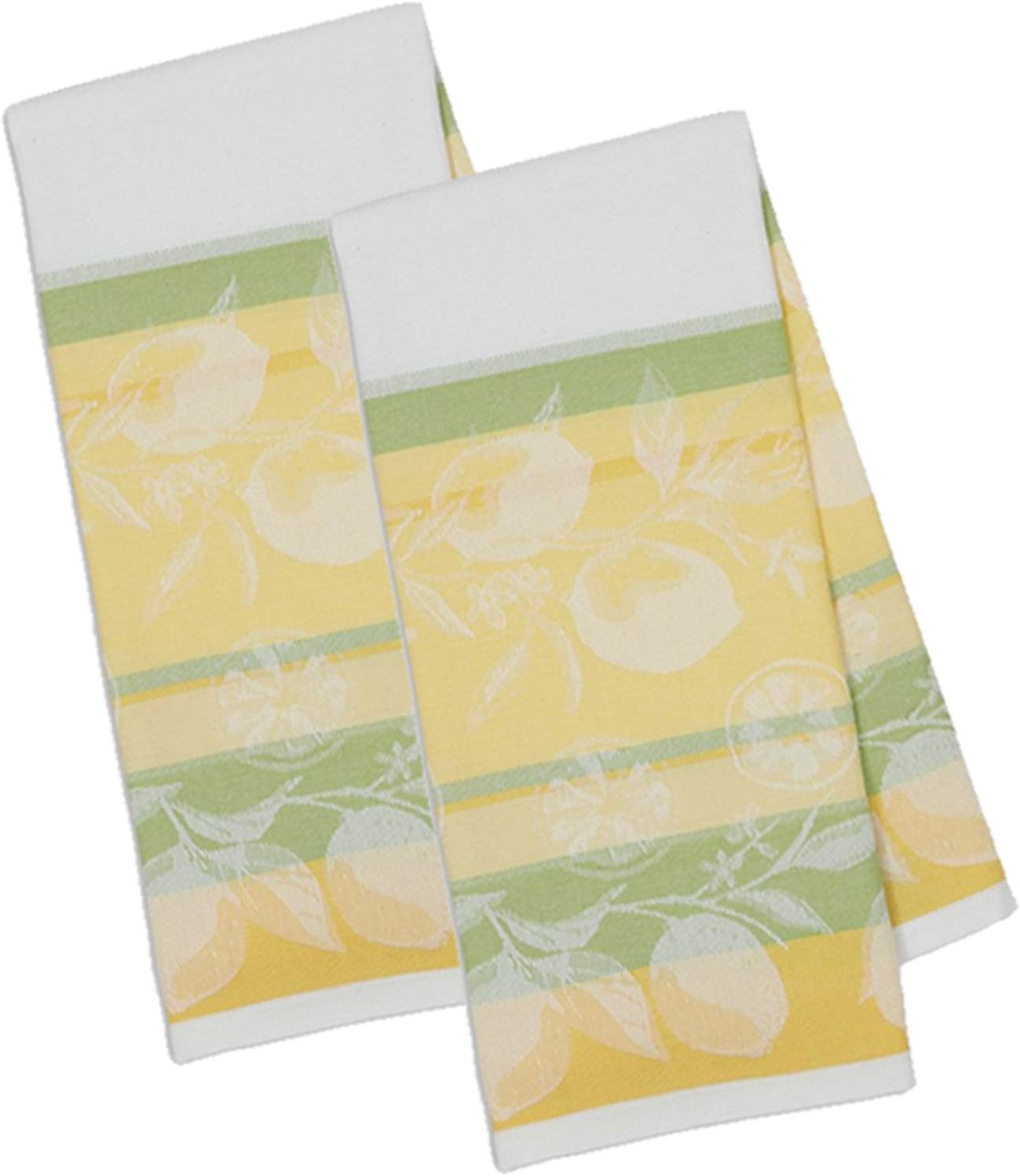 Design Imports Lemon Bliss Table Linens, 18-Inch by 28-Inch Dishtowel, Limoncello Stripe: Home & Kitchen