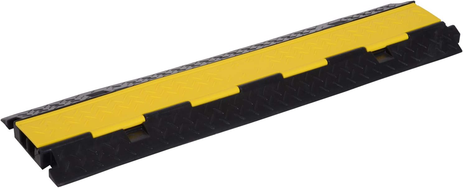 Durable Cable Protective Ramp Cover Rubber Floor Cord Protector