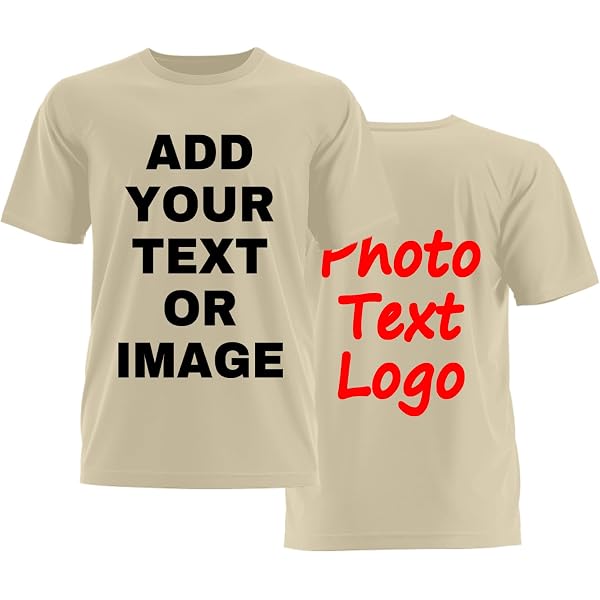 Custom Text T-Shirt – Add Your Own Message, 100% Cotton, Printed In USA (Pink, Small) - View #8