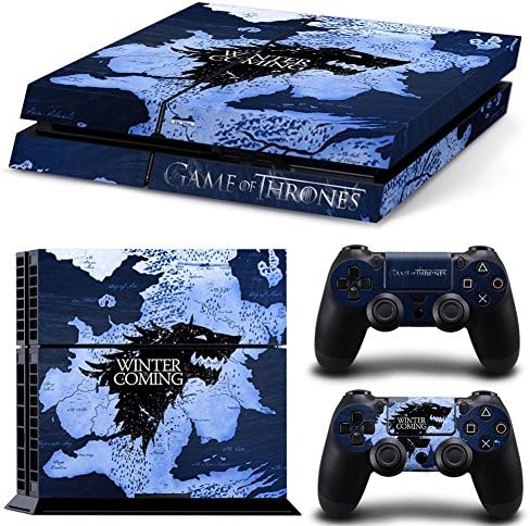 ZoomHit Ps4 Playstation 4 Console Skin Decal Sticker Game Of Thrones + 2 Controller Skins Set