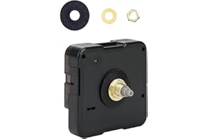 Clock Mechanism Replacement, Wall Clock Mechanism, Quartz Clock Movements Parts Replacement DIY Repair Parts Shaft Length(0.6