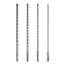 Becollo 4-Pieces SDS-Plus Rotary Hammer Drill Bit