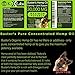 (2 Pack 30,000 MG) Buster's Organic Hemp Oil for Dogs & Cats - Max Potency - Grown & Made in USA - Omega Rich 3, 6 & 9 - Supports Hip & Joint Health, Natural Relief for Pain, Separation Anxiety