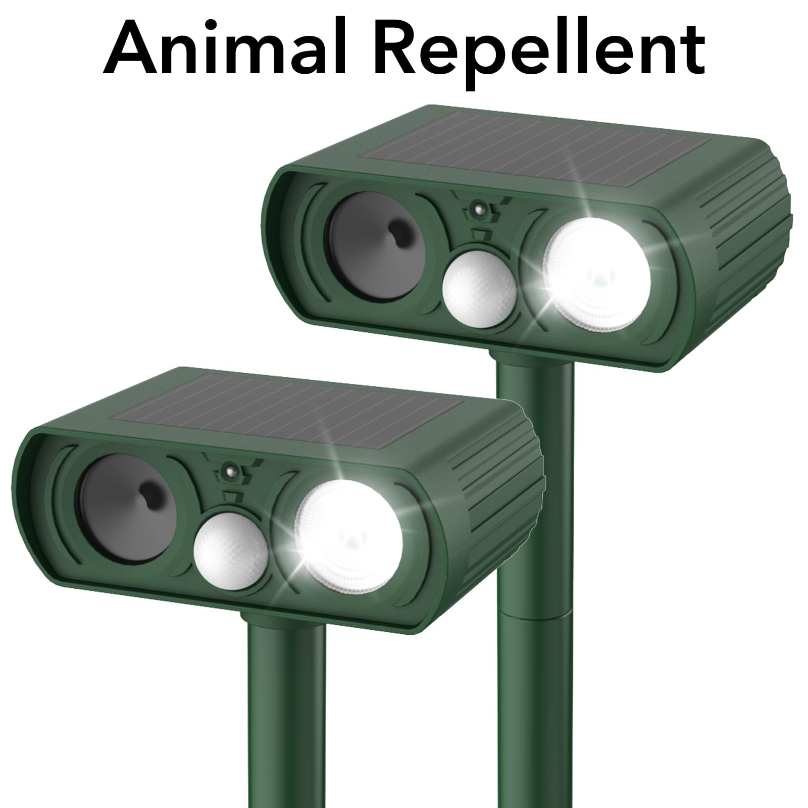 Photo 1 of ***PARTIAL SET/ ONLY 1** Solar Ultrasonic Animal Repellent, Deer Repellent Devices Waterproof with Motion Detection, Cat Repellent Outdoor Squirrel Skunk Rabbit Raccoon Dog Mouse Deterrents Animal Repeller for Yard Patio