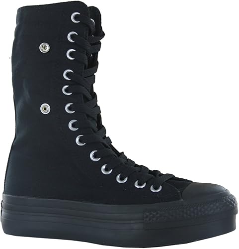 black converse trainers size 6