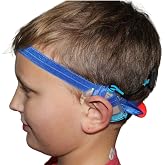 Ear Floaties Floating Cochlear Implant Headband for Swimming | Accessories for Cochlear Implants | Adjustable Headband Cochlear Implant (Blue, Adult)