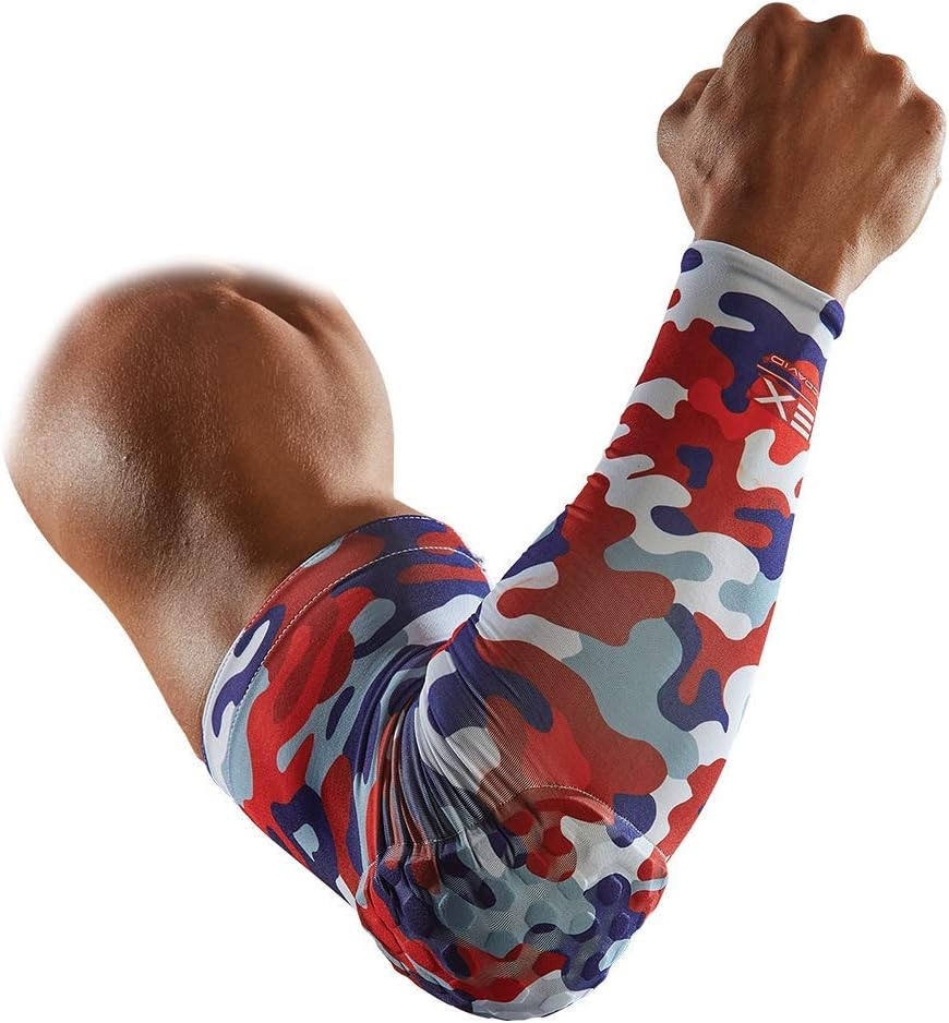 McDavid Basketball Reversible Shooter Arm Sleeve with HEX. Elbow Compression Sleeve with Padding (1 Sleeve) : Sports & Outdoors