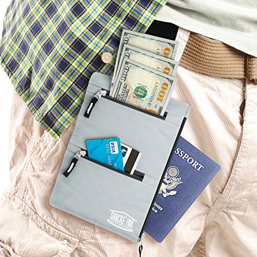 Shacke Hidden Travel Belt Wallet w/RFID Blocker (B00O1FFXH0) Amazon