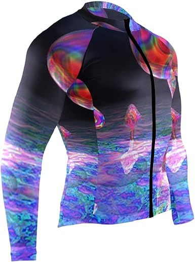 psychedelic cycling jersey