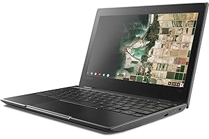 Lenovo 100e 81ER000BUS 11.6" HD Chromebook, Intel Dual-Core Celeron N3350 1.1 GHz up to 2.4 GHz, 4GB RAM, 16GB SSD, Bluetooth, USB Type C, 802.11ac, Webcam, Chrome OS (Renewed)