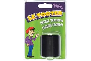 CRTEPST Pooter Fart Machine Toy Rubber Le Tooter Create Farting Natural Sound Best Novelty Gag Gifts Joke Children's Day Party Toy(Black65)