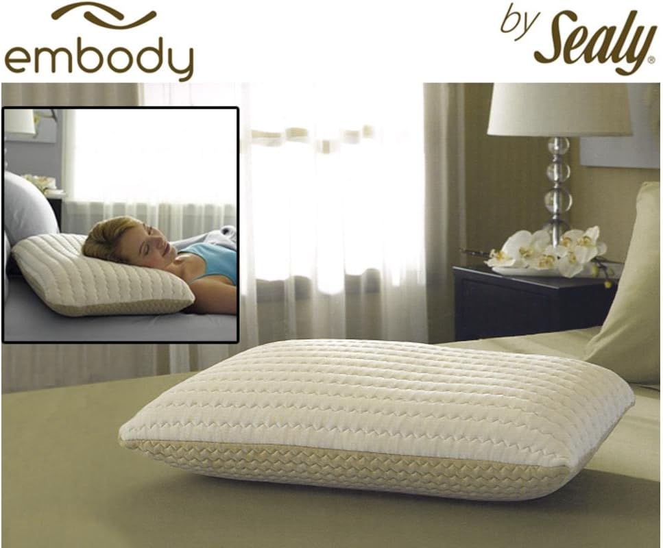 Amazon Com Sealy Embodytm Proformance Memory Foam Pillow Home