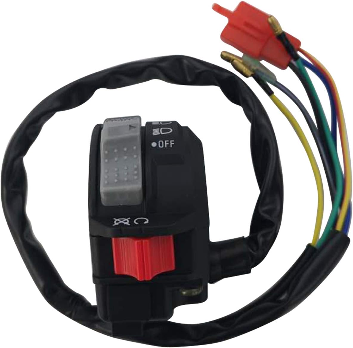 KIPA Handlebar Bar Control Switch Run Off Headlight HI LO Off Start Switch For Polaris Predator 500 Outlaw 450 Outlaw 500 Outlaw 525 4010594 4011442 4011387 - Foto 4