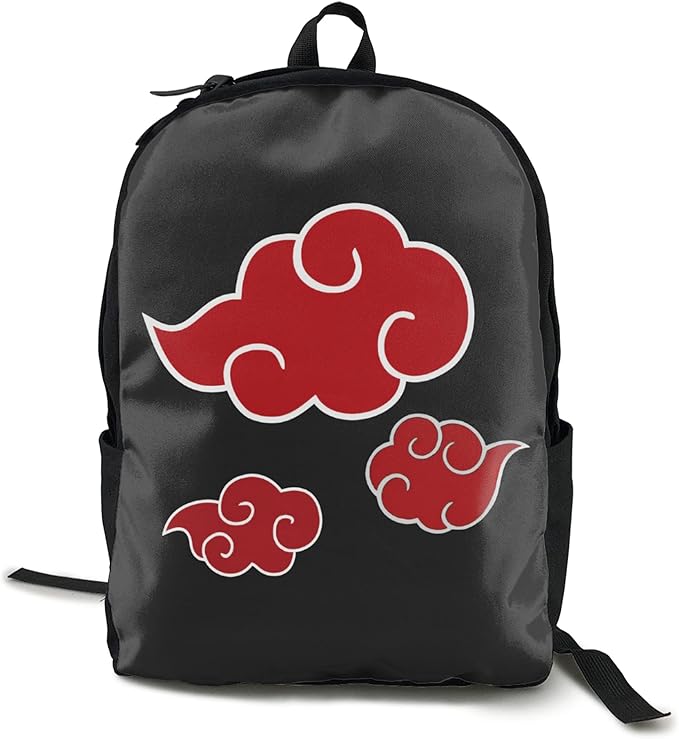 Anime Naruto Akatsuki Backpack Bookbags Laptop Backpack for Women Men