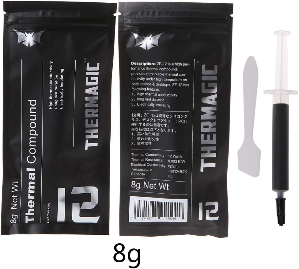 Vivitoch ZF-12 12W/mk High Performance Thermal Conductive Grease Paste AMD Intel Processor CPU GPU Cooler Cooling Fan Compound Heatsink