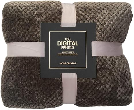 Amazon ブランケット 毛布 ひざ掛け ソフト 暖かい メッシュ パイナップルグリッド 毛布 サンゴフリース おしゃれ 北欧 冷房対策 防寒 通年使用 無地 肩掛け 車用 オフィス用 ハーフケット カバー毛布 ダークコーヒー S ブランケット 毛布 オンライン通販