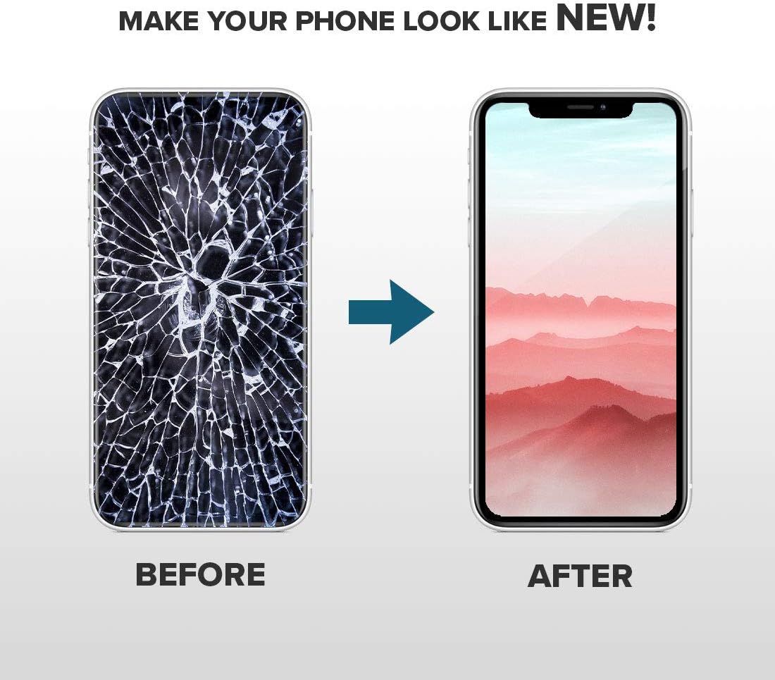Hard OLED Screen Replacement for iPhone Xs Max 6.5 inch (Model A1921, A2101, A2102, A2103, A2104) Touch Screen Display Digitizer Repair Kit Assembly with Complete Repair Tools XS Max