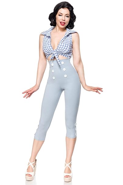 Belsira Caprihose Stoffhose schwarz