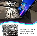 Lodokdre B250C 12 GPU Mining Motherboard LGA1151 DDR4 SATA3.0 MSATA BTC ETH view 6