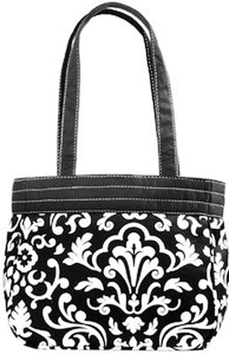 Thirty One Demi Purse Black Parisian Pop Handbags Amazon Com