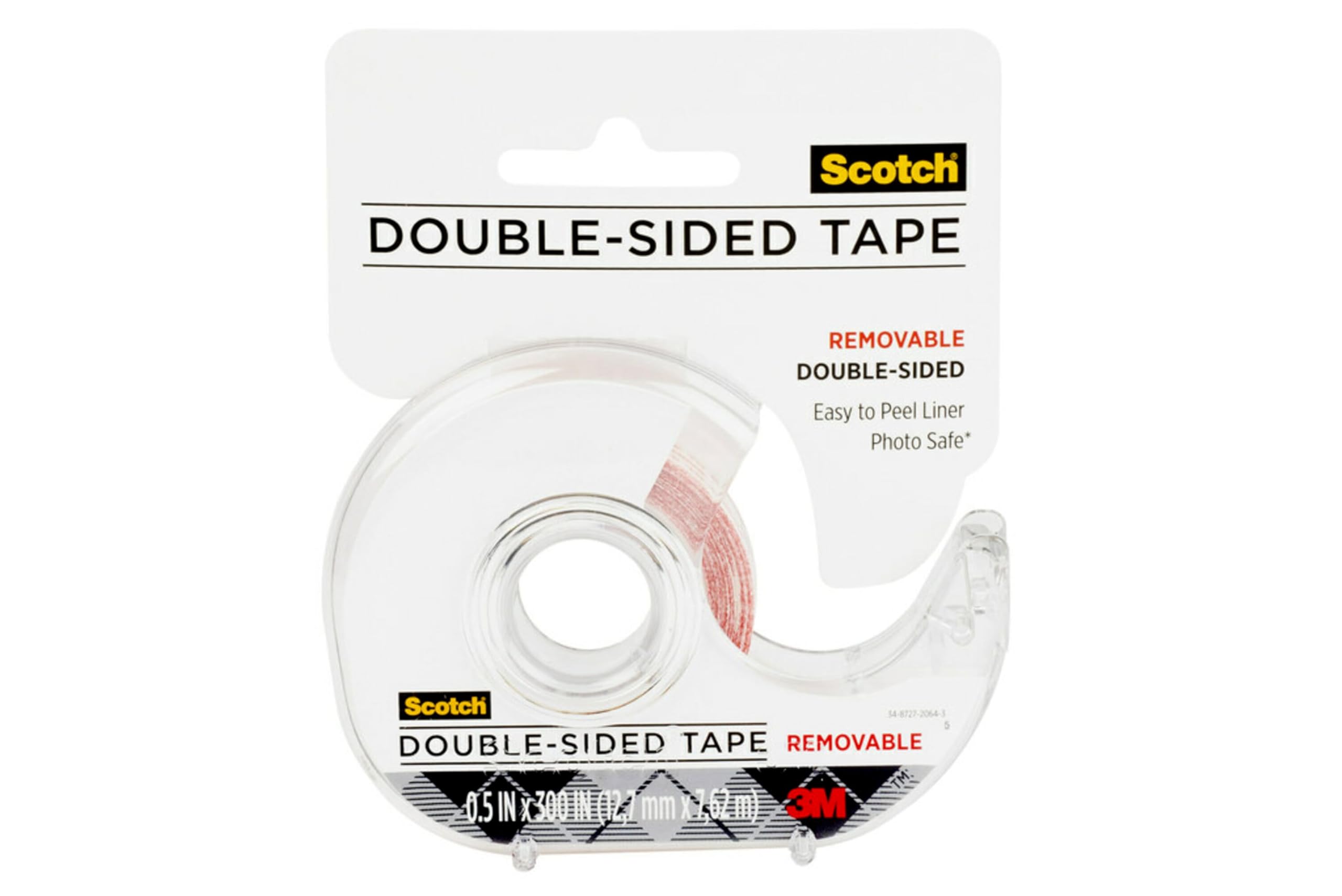 Scotch® Double Sided Removable Tape - 12.7mmx7.62m