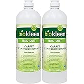 Biokleen Bac-Out Stain Remover for Clothes - 2 Pack - Enzymatic, for Laundry, Diapers, Wine, Carpets, & More, Eco-Friendly, Plant-Based, 32 Ounces