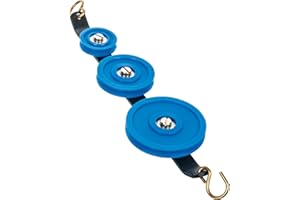 Eisco Labs Plastic Pulley, Low Friction, Triple in Tandem, 25, 38, 50mm Dia.