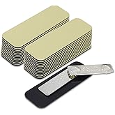 Brushed Gold Name Tag Blanks – 25 Pack, 1" x 3", Round Corners, Durable Plastic Engravable Badges with Magnetic Backing – All Quality Badges