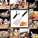 Fish Spatula - Slotted Turner Stainless Steel, Flexible Spatula for Turning, Transferring and Grilling for Egg, Meat, Pancakes + Vegetable Peeler Set