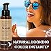 Evagloss Self Tanner Sunless Tanning Lotion - Natural Healthy Beautiful Golden Glow for Body & Face, Gradual & Even Buildable Bronzer Light Medium or Dark