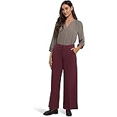 NYDJ Womens Mona Wide Leg Trouser Jeans