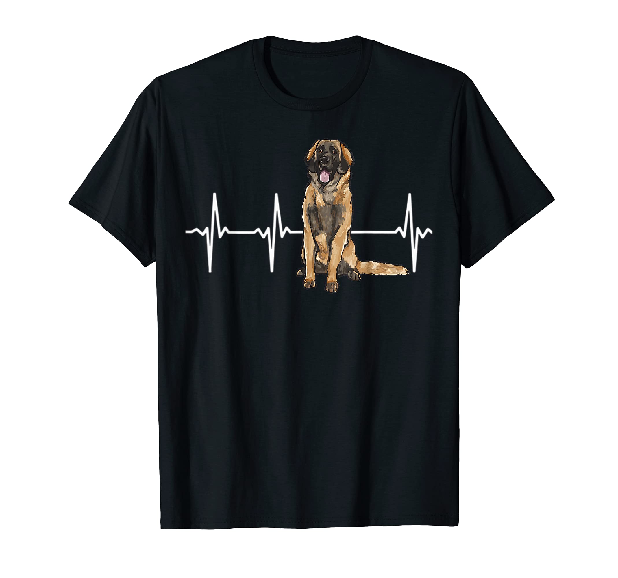 Leonberger Heartbeat Dog Lover T-Shirt