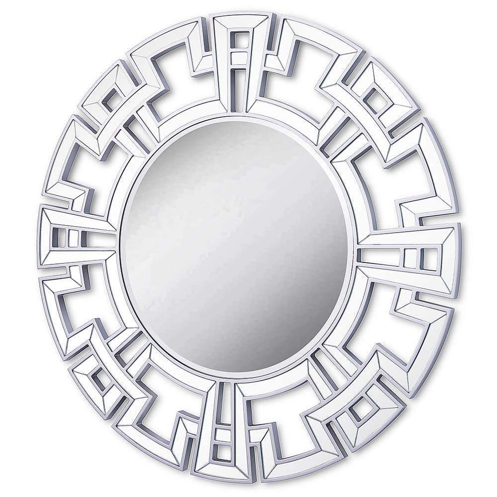 Buy Chende 32'' Wall Mirrors Decorative, Large Round Accent Mirror for