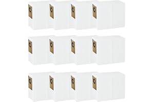 ODASHEN 12 Pack Replacement Dust Bags Compatible with Lefant M2 Pro / M2 Plus / M2S Pro Robot Vacuum Cleaner, Large Capacity Dirt Disposable Vacuum Bags