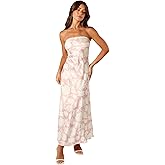 Petal & Pup Womens Gemma Strapless Maxi Dress