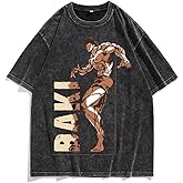 Men's 90s Vintage Anime Graphic Shirts Summer Casual Hip Hop Tee Streetwear Harajuku Top Tshirt Y2K Tops
