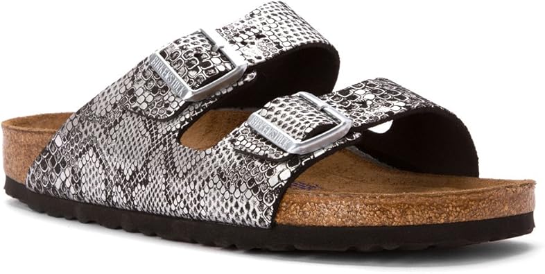silver birkenstocks
