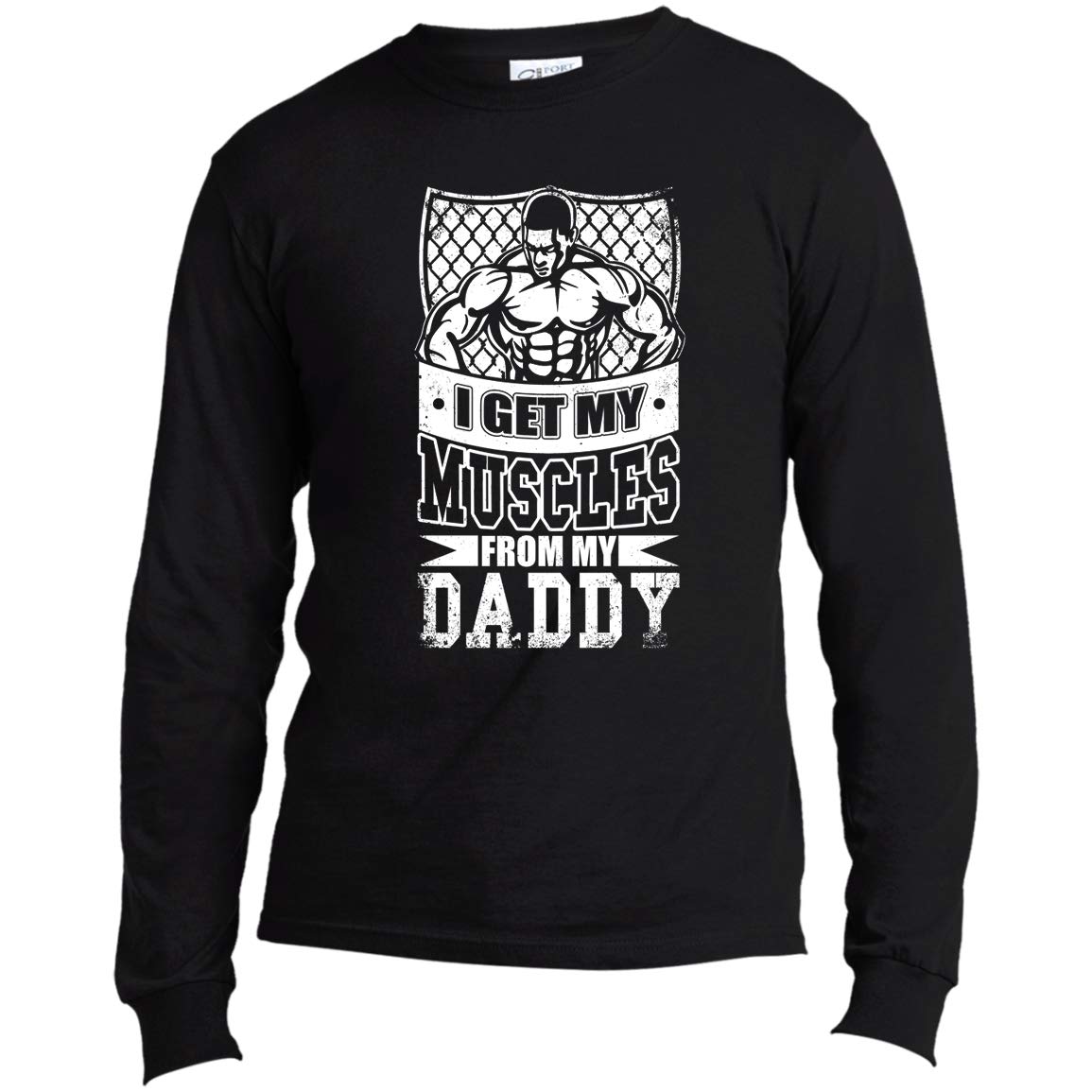 Rhobag I'm A Gymnast Tees Us, I Get My Muscles From My Daddy T Shirt