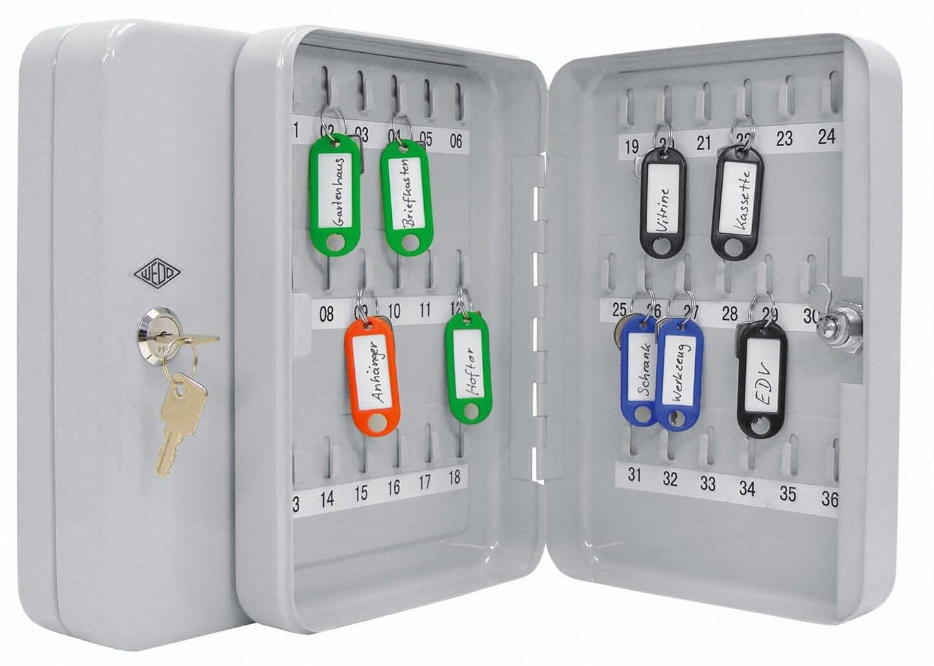 Wedo 102 53637X 36 Key Capacity Key Cabinet