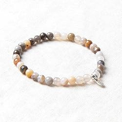 Tiny Rituals BAMBOO LEAF AGATE ENERGY BRACELET