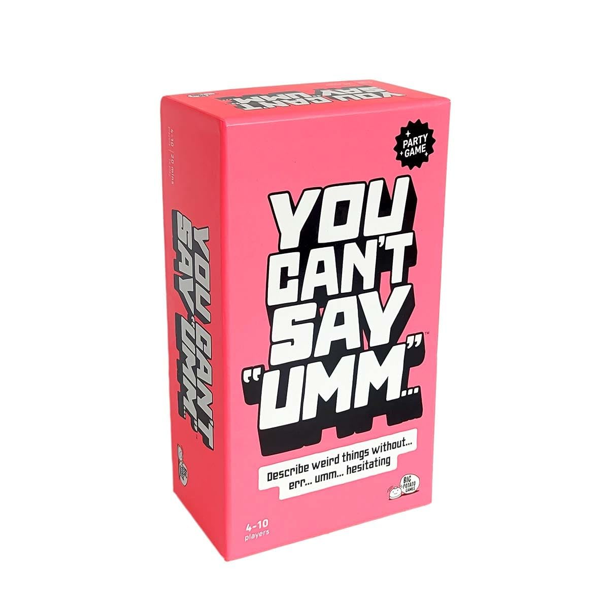 Big Potato You Can’t Say Umm: A Party Game for Family and Adults, Board Game for Teenagers, Family Word Game, Must Have for Game Night