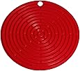 Le Creuset Silicone 8" Round Cool Tool, Cerise (Cherry Red)