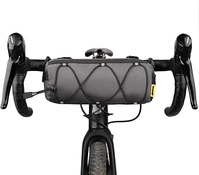 Rhinowalk Bike Front Bag 2.4L Handlebar Storage Waterproof Reflective Grey