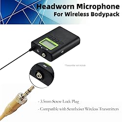 Sujeetec Headset Microphone Discreet Headworn Ear