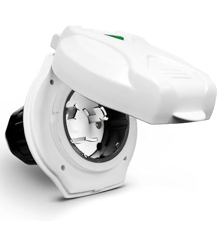 Hubbell CS6375 CA STD Twist-Lock® Flanged Inlet Rated for 50A/125-250V