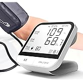 Arm Blood Pressure Monitor for Home Use, 23cm-47cm Adjustable Cuff with 99 Memory Storage, Large Screen Voice Guidance Upper Arm Machine, Accurate Blood Pressure Monitors for Home Use