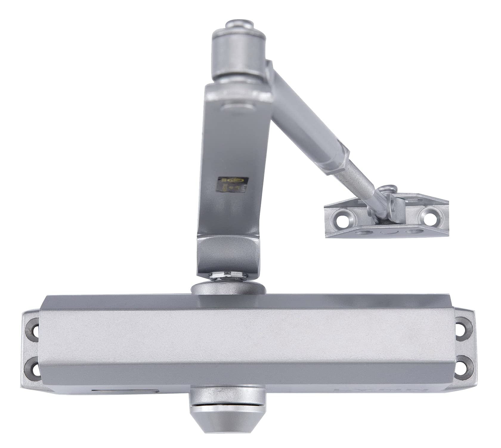 Photo 1 of (PARTIAL SET) Lynn Hardware Medium Duty Commercial Door Closer - DC6003 Automatic Door Closer, Surface-Mounted Auto Door Closer, Size 3 Automatic Door Closer for Home & Light Commercial Property, Aluminum