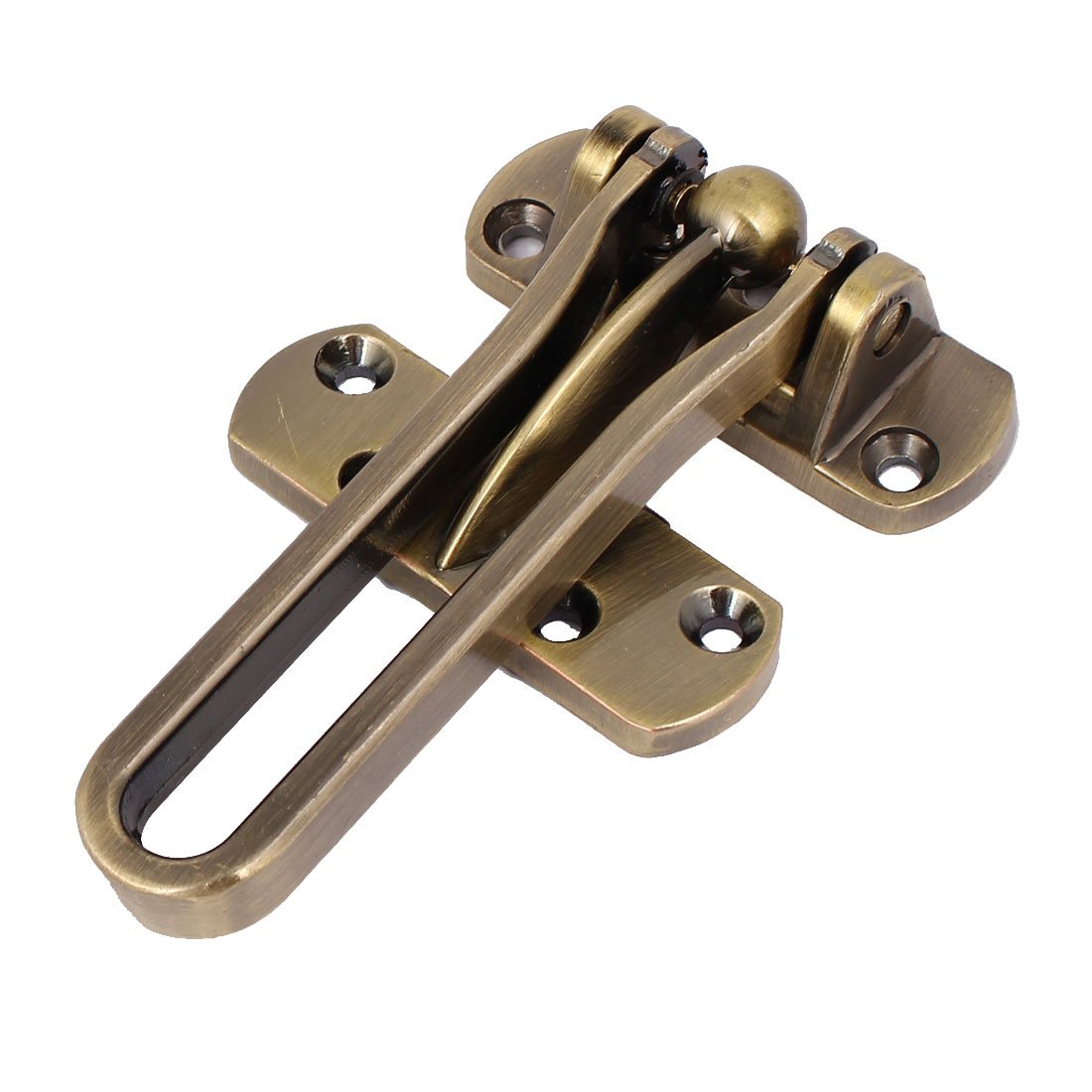 Sourcingmap Household Alloy Security Door Guard Buckle Clasp Padlock Latch Lock Bronze Tone