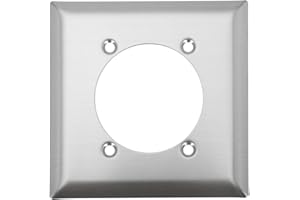 LETUSIC Receptacle Wall Plate, Outlet Covers Wall Plate for Hubbell Bryant 313292 SS701 9450A 9405FR (Pack of 1)